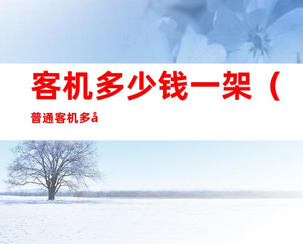 客机多少钱一架(普通客机多少钱一架)