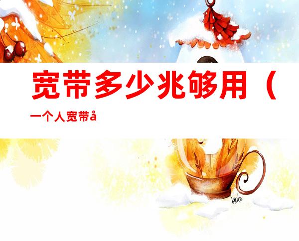 宽带多少兆够用(一个人宽带多少兆够用)