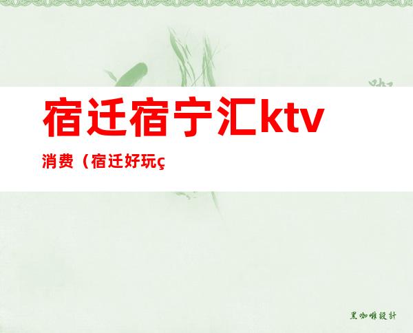 宿迁宿宁汇ktv消费(宿迁好玩的KTV)