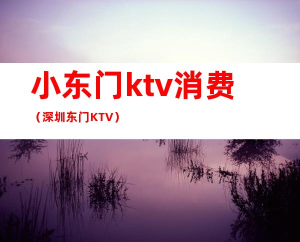 小东门ktv消费(深圳东门KTV)