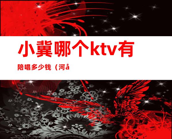 小冀哪个ktv有陪唱多少钱(河北保定ktv陪唱哪便宜)