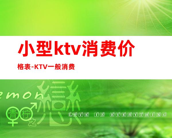 小型ktv消费价格表-KTV一般消费多少?