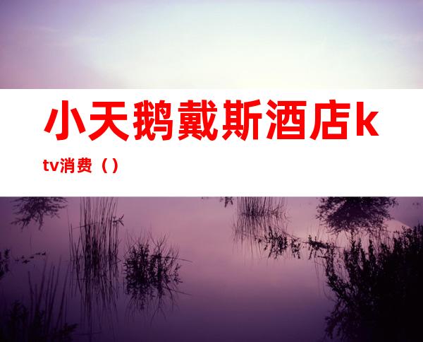 小天鹅戴斯酒店ktv消费()