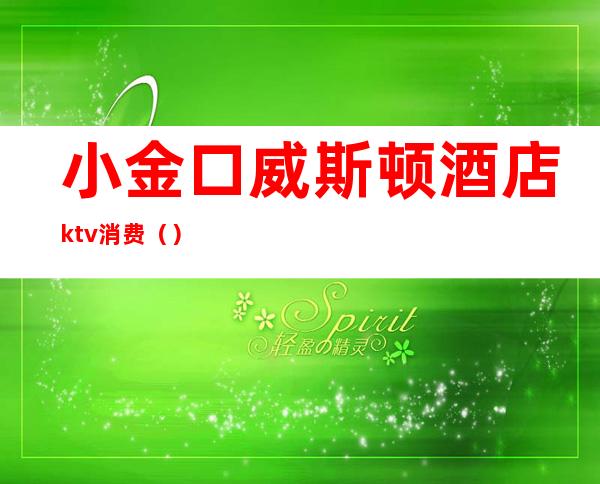 小金口威斯顿酒店ktv消费()