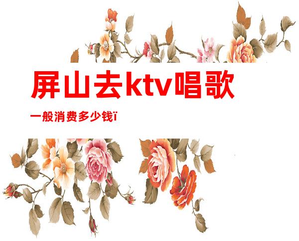 屏山去ktv唱歌一般消费多少钱(屏山首席ktv电话)