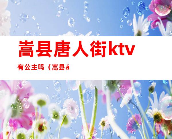 嵩县唐人街ktv有公主吗(嵩县唐人街ktv电话号码)