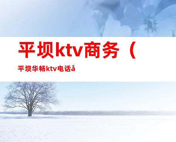 平坝ktv商务(平坝华畅ktv电话号码)