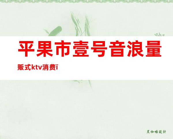 平果市壹号音浪量贩式ktv消费()