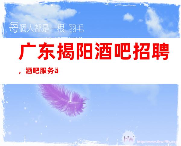 广东揭阳酒吧招聘，酒吧服务人员的岗位职责