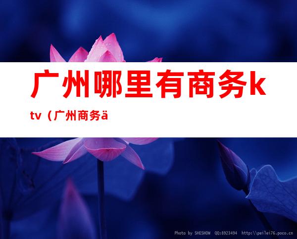 广州哪里有商务ktv(广州商务之窗)