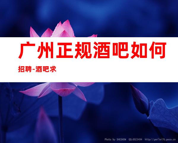 广州正规酒吧如何招聘-酒吧求职在线咨询-更高静吧招聘