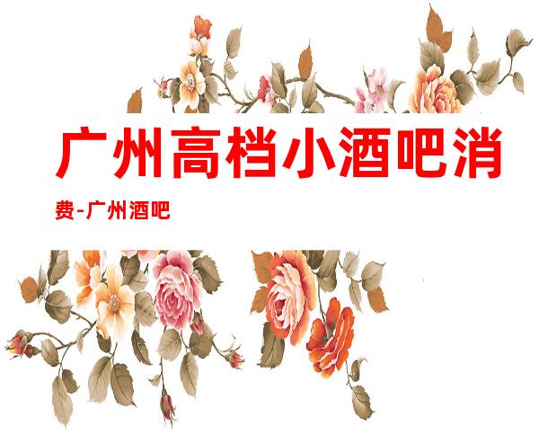 广州高档小酒吧消费-广州酒吧预订咨询