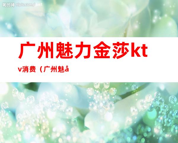 广州魅力金莎ktv消费(广州魅力金莎ktv消费多少)