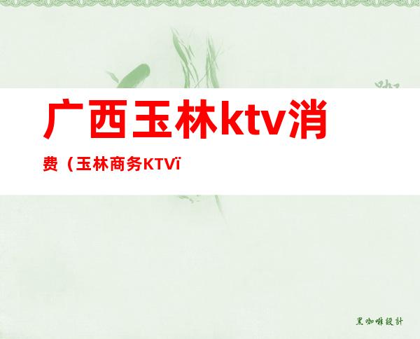 广西玉林ktv消费(玉林商务KTV)