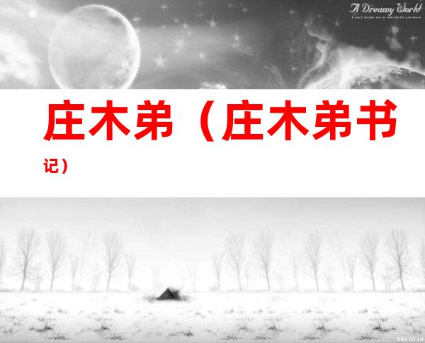 庄木弟(庄木弟书记)