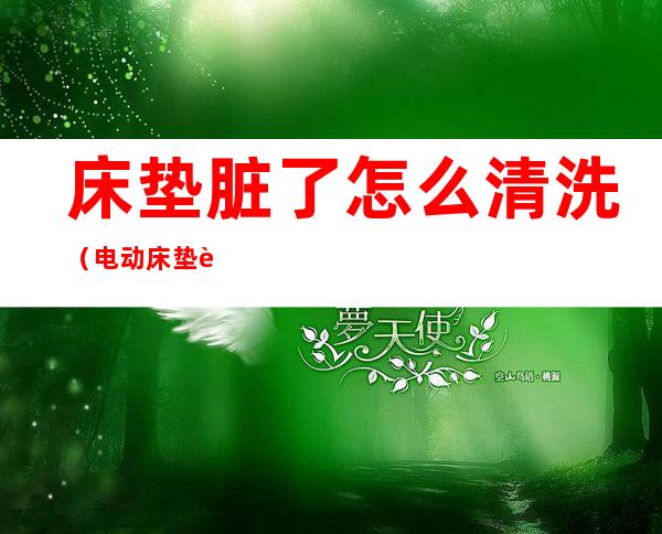 床垫脏了怎么清洗(电动床垫脏了怎么清洗)