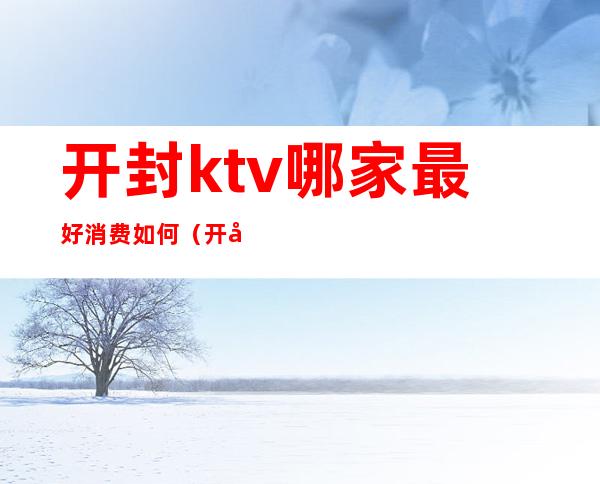 开封ktv哪家最好消费如何(开封最荤的KTV)