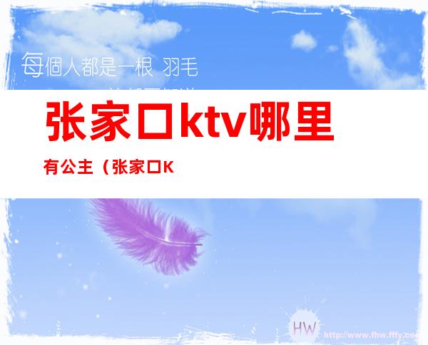 张家口ktv哪里有公主(张家口KTV餐厅)