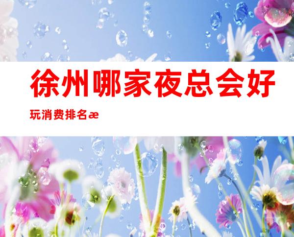 徐州哪家夜总会好玩消费排名攻略 – 徐州新沂商务KTV