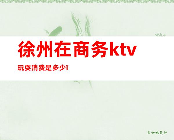徐州在商务ktv玩耍消费是多少(徐州ktv哪家比较好高档次)