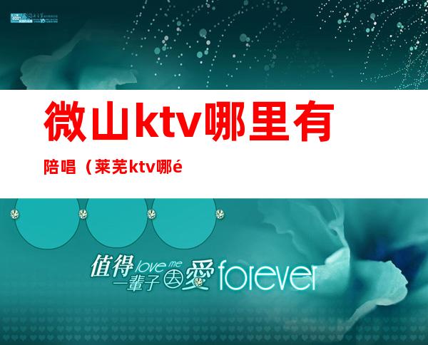 微山ktv哪里有陪唱(莱芜ktv哪里有陪唱的)