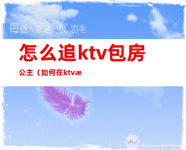 怎么追ktv包房公主(如何在ktv找公主)