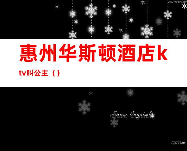 惠州华斯顿酒店ktv叫公主()