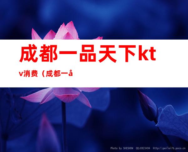 成都一品天下ktv消费(成都一品纯KTV)