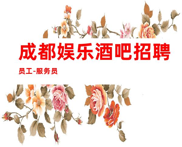 成都娱乐酒吧招聘员工-服务员薪资起步