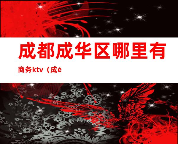 成都成华区哪里有商务ktv(成都商务中心在哪个区)