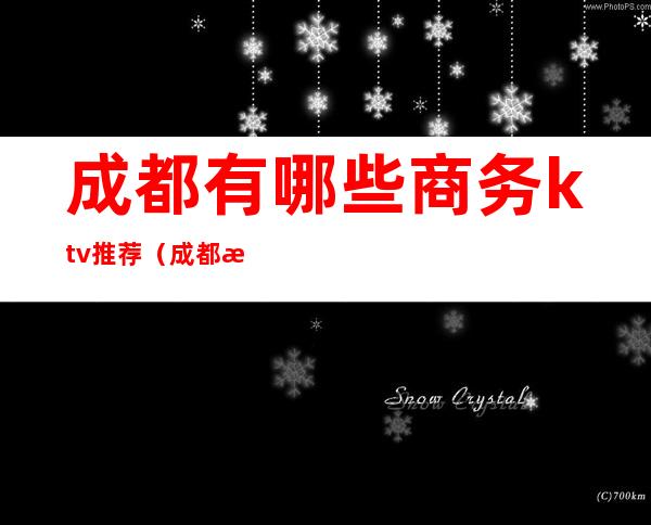 成都有哪些商务ktv推荐(成都比较好的商务KTV)