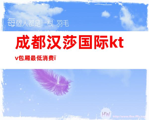 成都汉莎国际ktv包厢最低消费(成都汉莎国际ktv包厢最低消费多少)