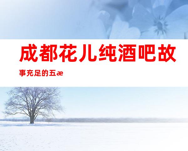 成都花儿纯酒吧故事充足的五星豪华酒吧预订价格