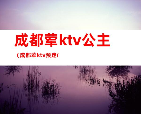 成都荤ktv公主(成都荤ktv预定)