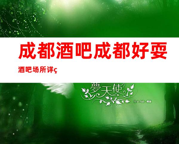成都酒吧成都好耍酒吧场所详细介绍