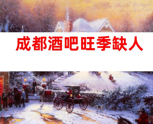成都酒吧/旺季缺人