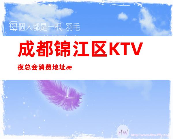 成都锦江区KTV夜总会消费地址榜单预订