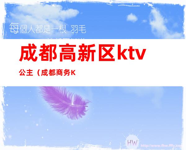 成都高新区ktv公主(成都商务.KTV公主收费)