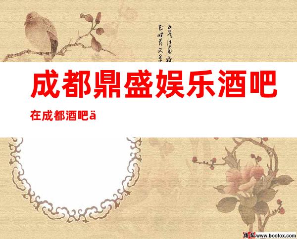 成都鼎盛娱乐酒吧在成都酒吧中口碑不错-魅力十足