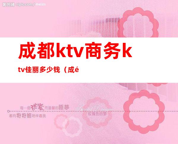成都ktv商务ktv佳丽多少钱(成都商务ktv价格)