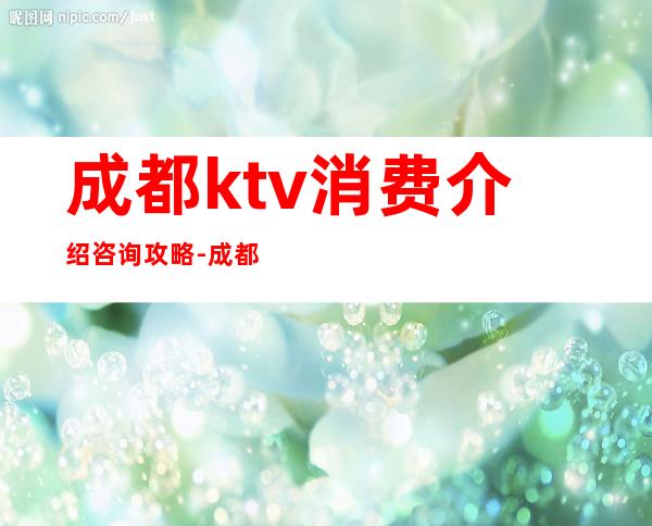 成都ktv消费介绍咨询攻略-成都夜总会消费预订