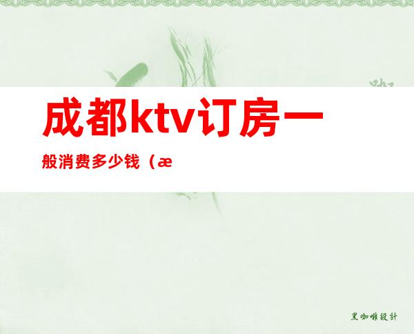 成都ktv订房一般消费多少钱（成都ktv包间预定）