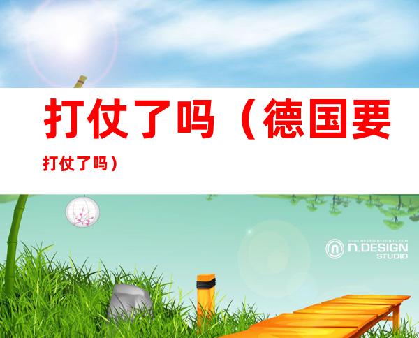 打仗了吗（德国要打仗了吗）