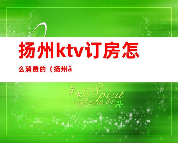 扬州ktv订房怎么消费的(扬州商务ktv什么价格)