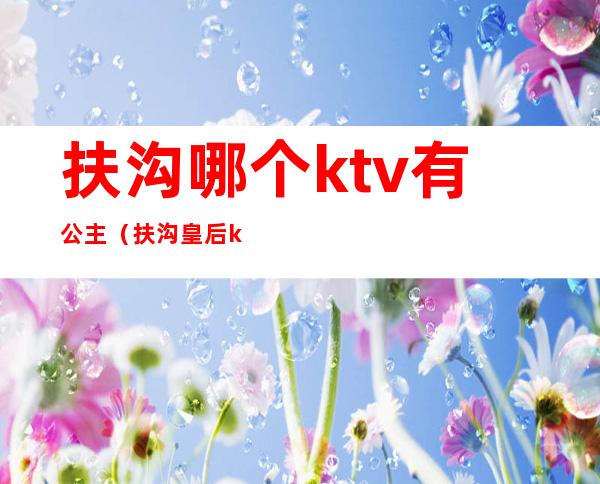 扶沟哪个ktv有公主(扶沟皇后ktv)