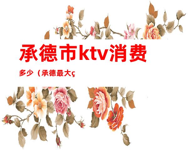 承德市ktv消费多少(承德最大的ktv)