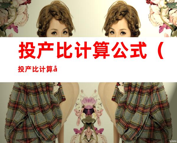 投产比计算公式(投产比计算公式英语)