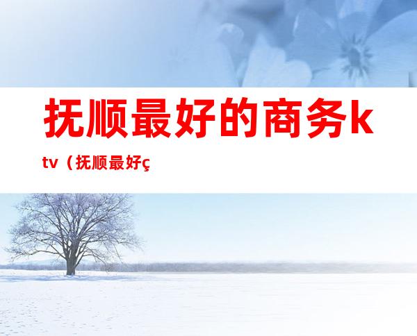 抚顺最好的商务ktv(抚顺最好的宾馆)