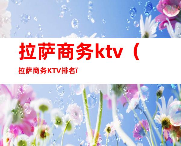 拉萨商务ktv(拉萨商务KTV排名)