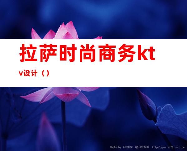 拉萨时尚商务ktv设计()